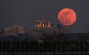 FOTOS: Así se vio la superluna azul de sangre alrededor del mundo