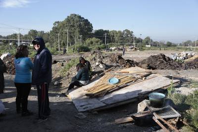 VIDEO: Desalojan a familias que invadieron terreno frente al Cereso de Puebla