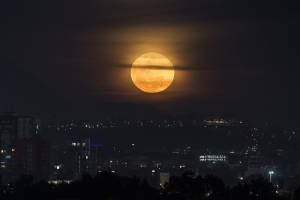 FOTOS: Así se vio la superluna de sangre en Puebla la noche del 31 de enero