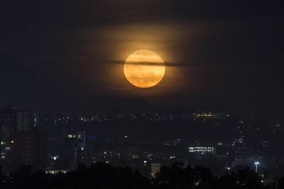 FOTOS: Así se vio la superluna de sangre en Puebla la noche del 31 de enero
