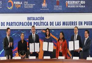 Lorena Cruz y Tony Gali instalan Observatorio de Participación Política de las Mujeres
