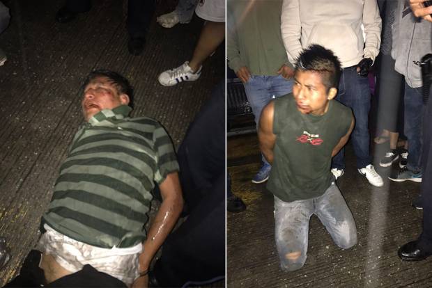 Intentan linchar a dos presuntos secuestradores en San Francisco Totimehuacán