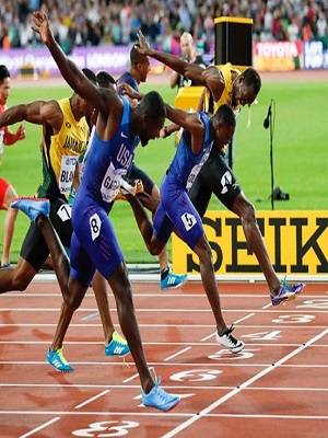 Gatlin reveló felicitación de Usain Bolt tras derrotarlo en 100 metros planos