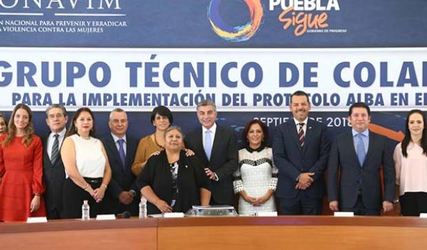 Gobierno y Conavim instalan Grupo Técnico del Protocolo Alba en Puebla