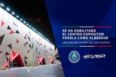Club Puebla se une al apoyo a daminificados por sismo