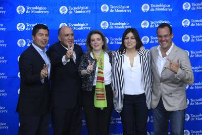 Candidatos a la alcaldía de Puebla “conversan” en el ITESM