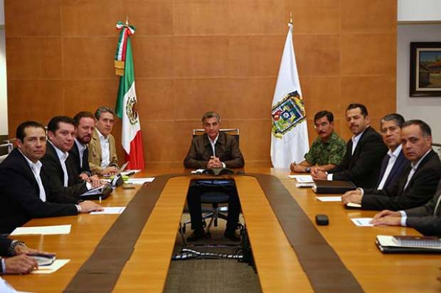 Gali se reunió con coordinación de Puebla Segura