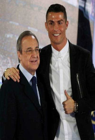 Cristiano Ronaldo y Fiorentino Pérez en conflicto; el 7 se quiere ir al Man U