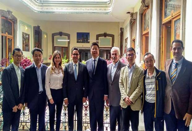 Ayuntamiento de Puebla recibe comitiva de Wuhan, China