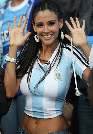 FOTOS: Dorismar, la sensual modelo que espera pase de Argentina al Mundial