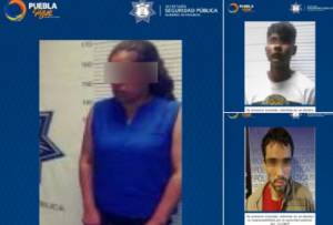 Policía de Puebla aseguró a cuatro personas por diversos delitos