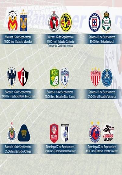Liga MX: Conoce el resto de la jornada futbolera en México