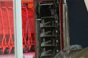 Ladrones arrancan cajero automático en plaza comercial de Xilotzingo