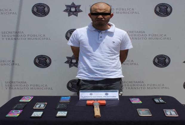 Dictan prisión preventiva contra asaltante de Coppel en Puebla