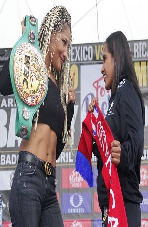 Feria de Puebla 2018: &quot;Barby&quot; Juárez enfrenta a Carolina Arias por cinturón de la WBC