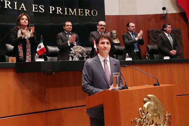 Que el TLCAN deje buenos salarios a mexicanos, demanda Justin Trudeau