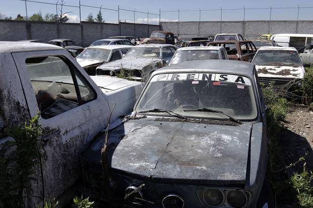 A la venta 2 mil vehículos abandonados en el corralón de Puebla