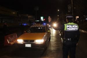 Remitieron 17 vehículos al corralón tras operativo alcoholímetro en Puebla