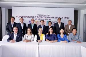 Al diálogo y consenso llaman diputados de la coalición Por Puebla al Frente