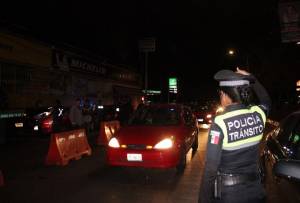 Fueron 17 vehículos remitidos al corralón durante Alcoholímetro en Puebla