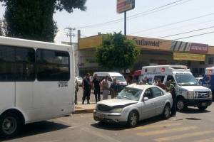 Una persona quedó prensada tras colisión entre Ruta 20 y vehículo en Puebla