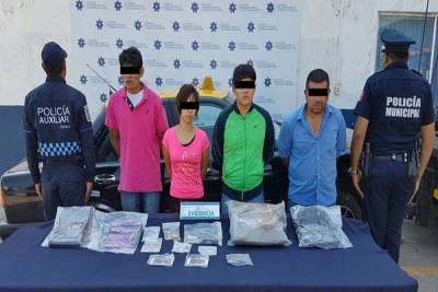 Dictan prisión preventiva para cuatro sujetos por robo a Ruta 44 en Puebla