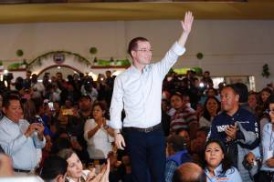Anaya promete redoblar seguridad federal en Puebla