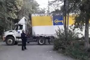 Policía Federal recuperó camión con mercancía de Coppel en Palmar de Bravo