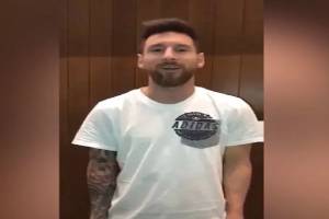 VIDEO: Lionel Messi envió mensaje a menor que lucha por vivir tras sismo en México