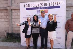 Tres candidatas a regidoras del PVEM se suman a Eduardo Rivera