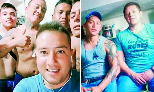 Reo sube sus fotos a Facebook desde el penal de Tlalnepantla