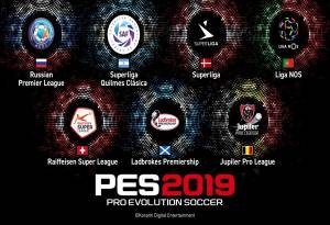 Konami consigue la licencia de 7 ligas profesionales para PES 2019