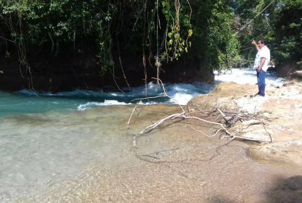 Sismo desvía río y deja sin agua a las Cascadas de Agua Azul en Chiapas