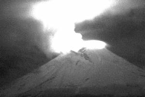 Actividad reciente del Popocatépetl, por domo de lava en cráter: Cenapred