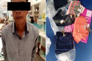 Policía de Puebla capturó a sujeto que robó ropa en Angelópolis