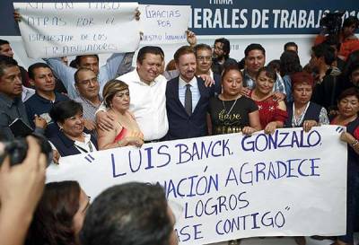 Banck y Gonzalo Juárez pactan 4% de aumento salarial para trabajadores sindicalizados