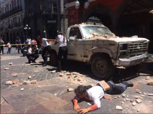 VIDEO Y FOTOS: Macrosimulacro de sismo en Puebla 2018