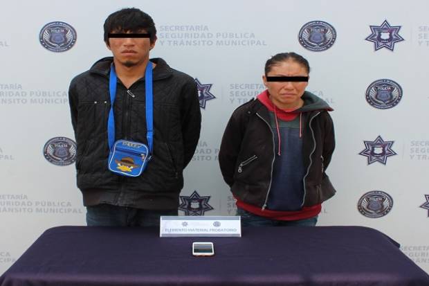 Detienen a tres asaltantes en la colonia Reforma Agua Azul