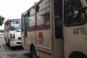176 asaltos a transporte público en Puebla durante 2018