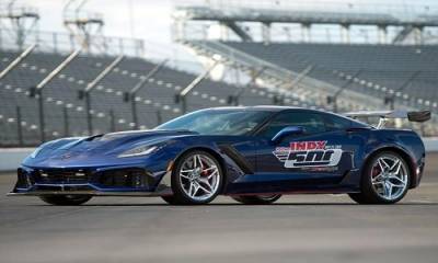 Chevrolet Corvette ZR1 2019 presenta versión de las 500 Millas de Indianápolis