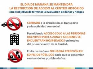 Centro Histórico de Puebla: acceso restringido hasta nuevo aviso