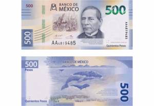 Este es el nuevo billete de 500 pesos