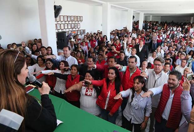 PRI: rinden protesta candidatos a diputados federales por Puebla