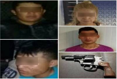 Policía de Puebla capturó a cuatro personas por diversos delitos