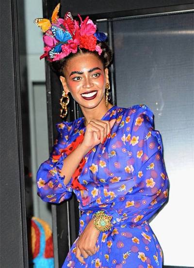 Beyoncé rindió homenaje a Frida Khalo con disfraz de Halloween