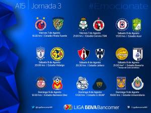 Liga MX: Consulta el calendario de juegos de la J3