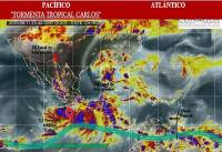Puebla y siete estados más en alerta por tormenta tropical “Carlos”