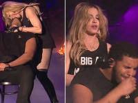 VIDEO: Madonna protagonizó otro polémico beso, ahora en el Festival de Coachella