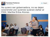 Martha Erika Alonso: “No quiero ser gobernadora”