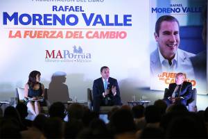INE descarta medidas contra Moreno Valle por promover su libro